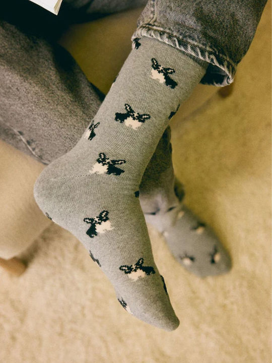 Ysabel Men's Socks Gray