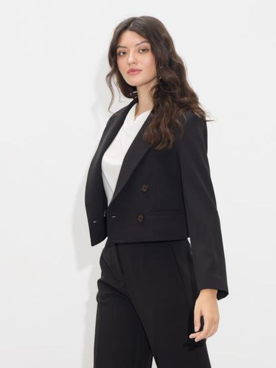 Passager Damen Blazer Schwarz