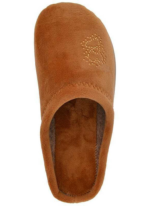 Flache Sandalen für Damen Anatomisch in Burgundisch Farbe