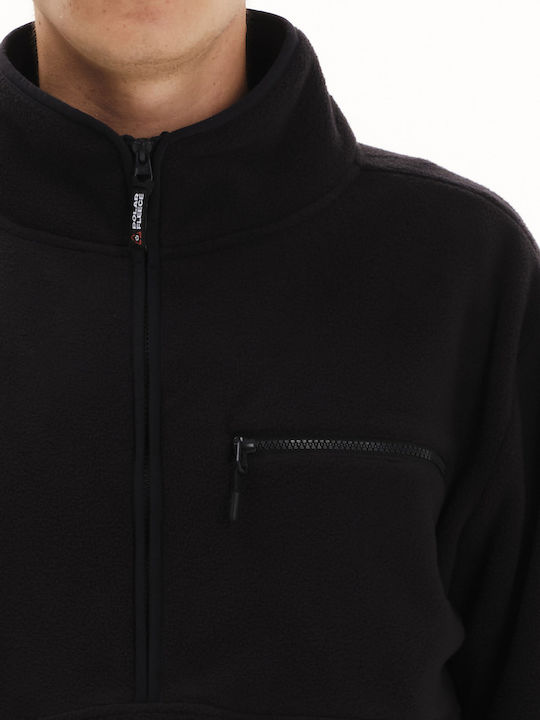 Ανδρική Ζακέτα Fleece Μαύρη