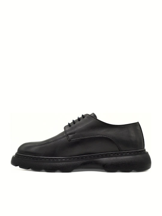 Deri Herren Freizeitschuhe Schwarz