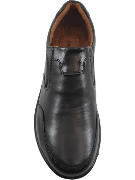 Roberto Rossi Leder Herren Freizeitschuhe Schwarz