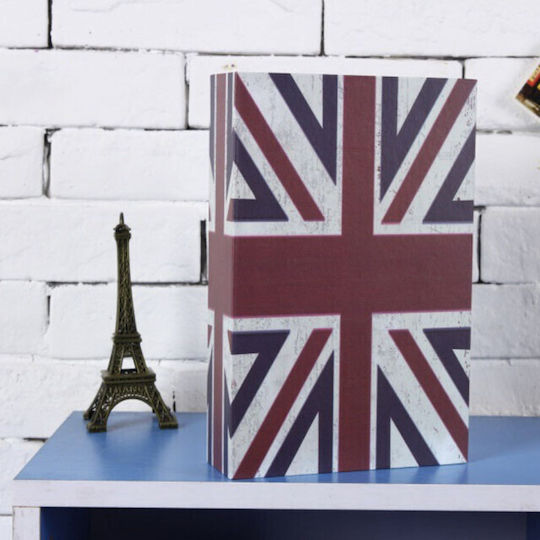 Secret Book Safe Key Lock British 18 X 12 Cm