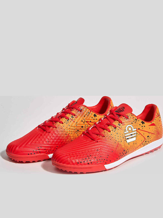Admiral Football Shoes with Molded Cleats Orange