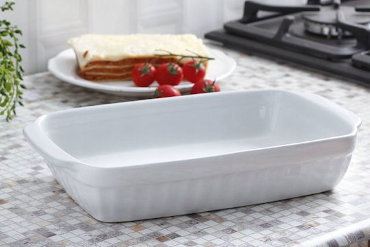 Ceramica Rectangular Bakeware Tins & Trays Oven Dish 30 X 18 X 6.5 Cm