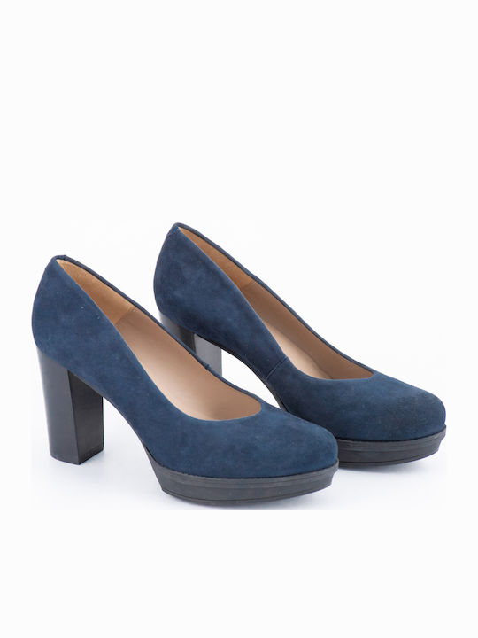 Navy Blue High Heels