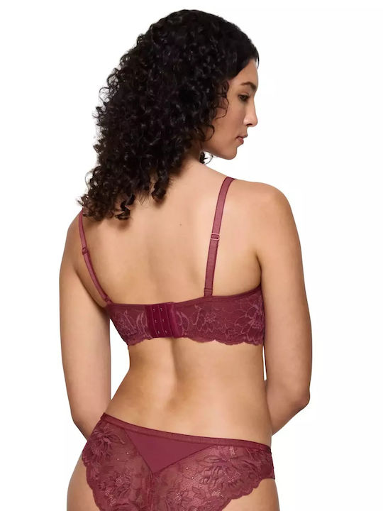Triumph Amourette Charm Κόκκινο Σουτιέν χωρίς Μπανέλες