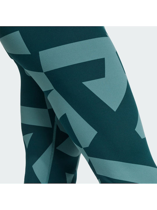 adidas Мъжки термо панталон Зелен