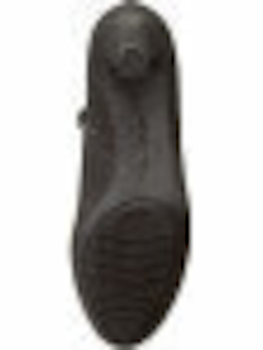 Leder Stiefeletten Damen Gray