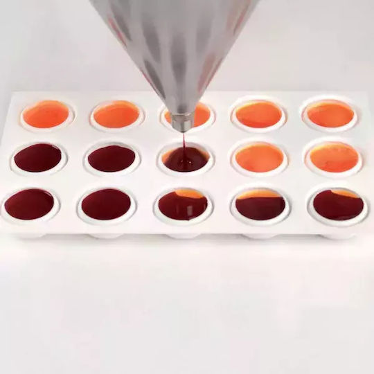 Silikomart No Coating Silicone Chocolates 15 Cups Baking Pan Stampo In