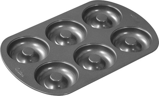 Wilton Backform Törtchen/Muffins Aluminium 6 Plätze 21x32cm 1cm
