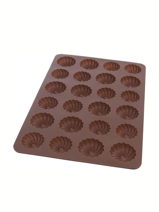 Orion No Coating Silicone Chocolates 24 Cups Baking Pan 32x22x1.5cm