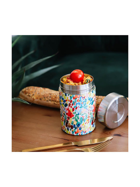 Qwetch Lunchbox Isolierte Lunchbox Inox Mehrfarbig 600ml 1Stück