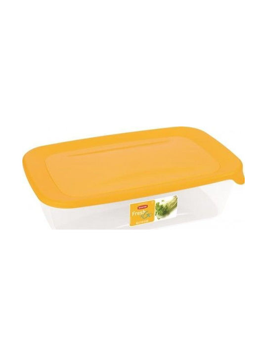 Curver Lebensmittelbehälter "fresh&go" Rechteckig 2l Gelb Transparent