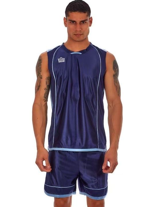 King Männer Sportfan Trikots Set Navy-Blau