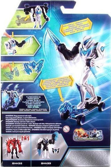 Max Steel Deluxe Turbo Skateboard Action Figures for Boys 4+ Years