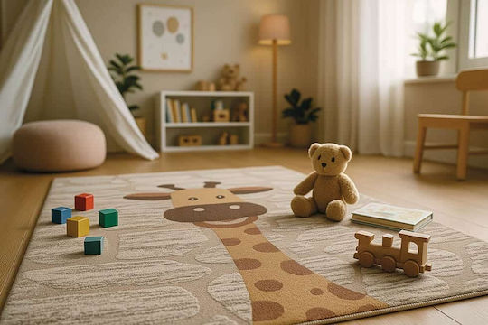 Newplan Kinder Teppich Beige 80x150cm