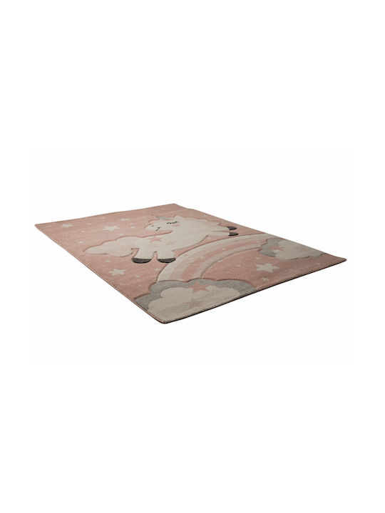 Tzikas Carpets 76775-255 Παιδικό Χαλί Ροζ 160x230cm