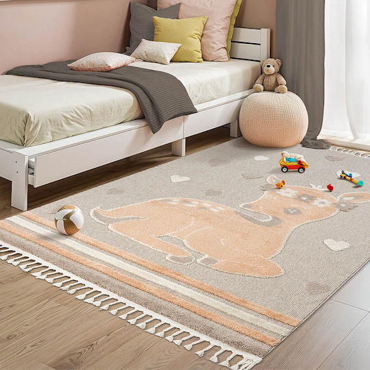 Newplan Bubbles 390 Παιδικό Χαλί Μπεζ 80x150cm