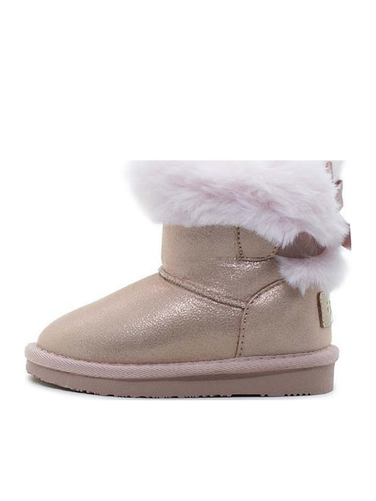 Kids Pink Ankle Boots