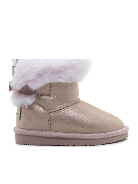 Kids Pink Ankle Boots
