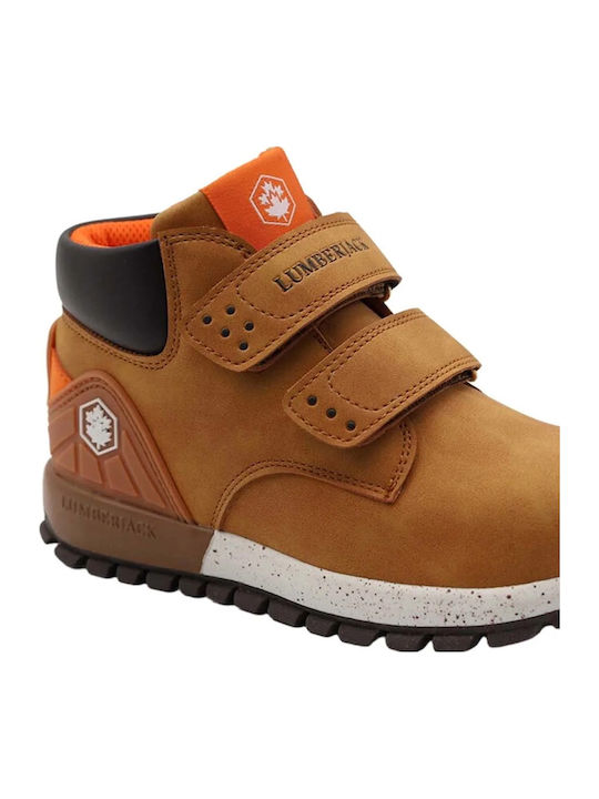 Kids Boots with Velcro Yellow