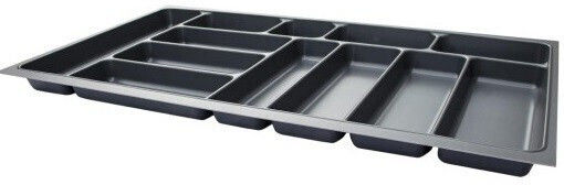 Agoform Tăvi Pentru Tacâmuri De Sertar Din Plastic 24x48x6cm Gri