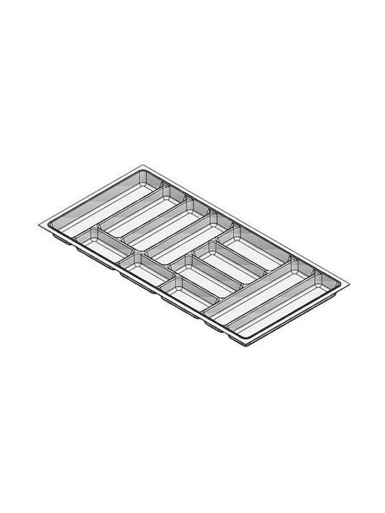 Agoform Drawer Cutlery Tray Plastic 24x48x6cm Grey