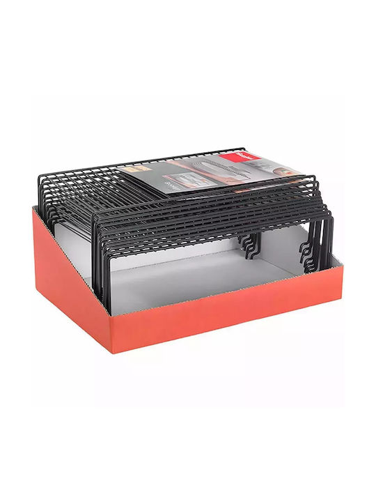 Metaltex Brooklyn Kitchen Organizer Racks Metallic in Black Colour 23x47x15cm