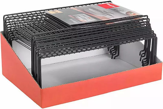 Metaltex Tabletop Brooklyn Metal Rack 47x23x15cm Black