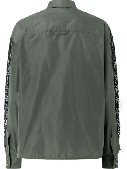 Carmita Women's Long Sleeve Shirt Green