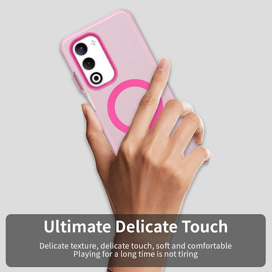 Techsuit Back Cover Πλαστικό / Σιλικόνης Ροζ (Oppo A5)