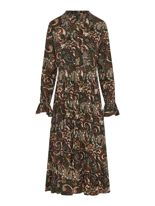 Midi Kleid Braun