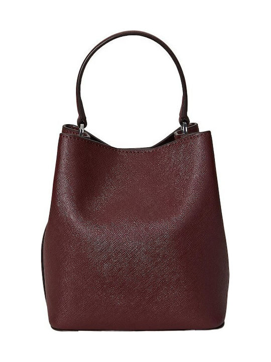 Lauren Leather Women's Bag Shoulder Burgundy
