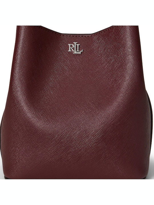 Lauren Leather Women's Bag Shoulder Burgundy