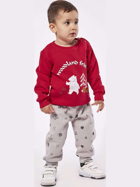 Kinder Sweatpants Set - Jogginganzug Rot