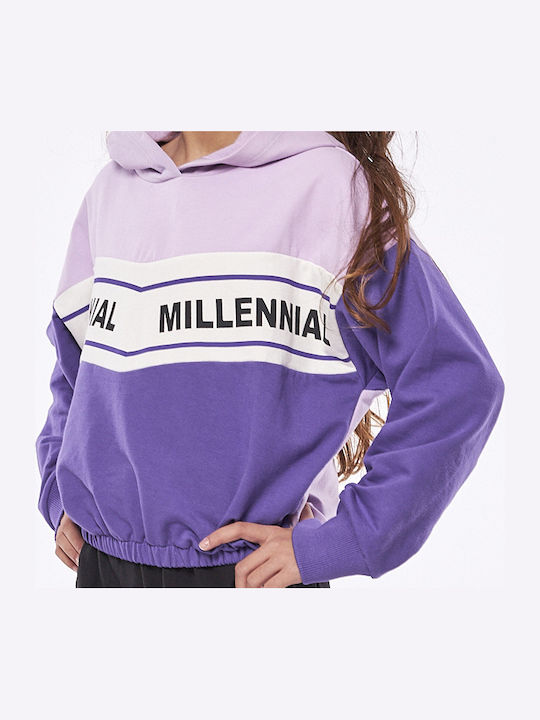 Kids Sweatpants Set Lilac
