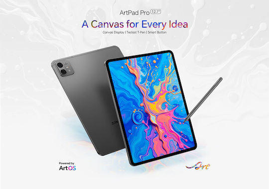 Teclast ArtPad Pro 4G 12.7" Tablet (8GB/256GB) Γκρι