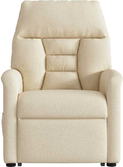 Relaxsessel Friseurwaschbecken Cream 72x90x99cm