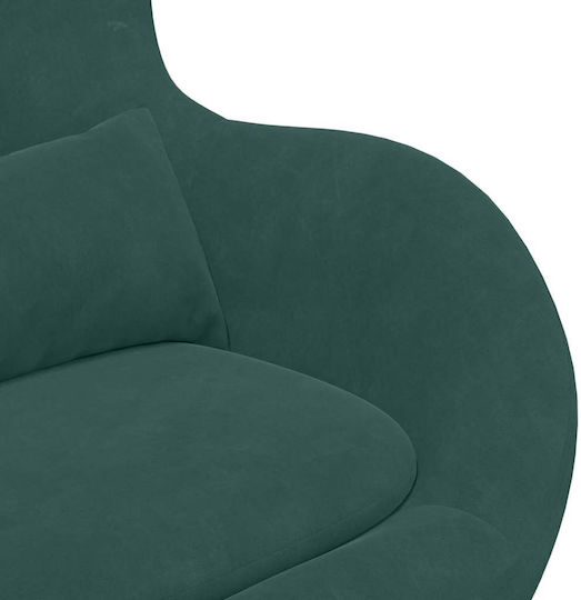 Armchair Dark Green 63x73x90cm