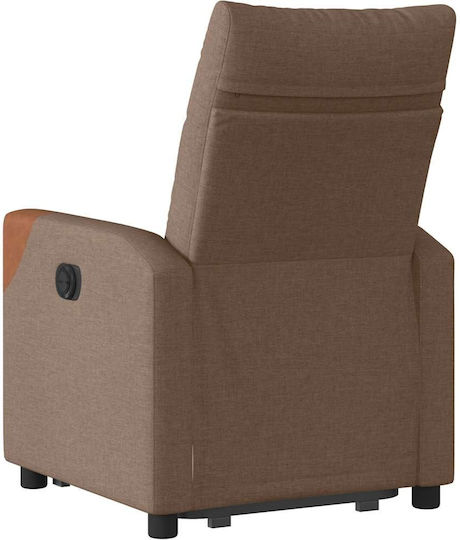 Fotoliu Relax cu Puf Sc. Coffee 50x54x100cm