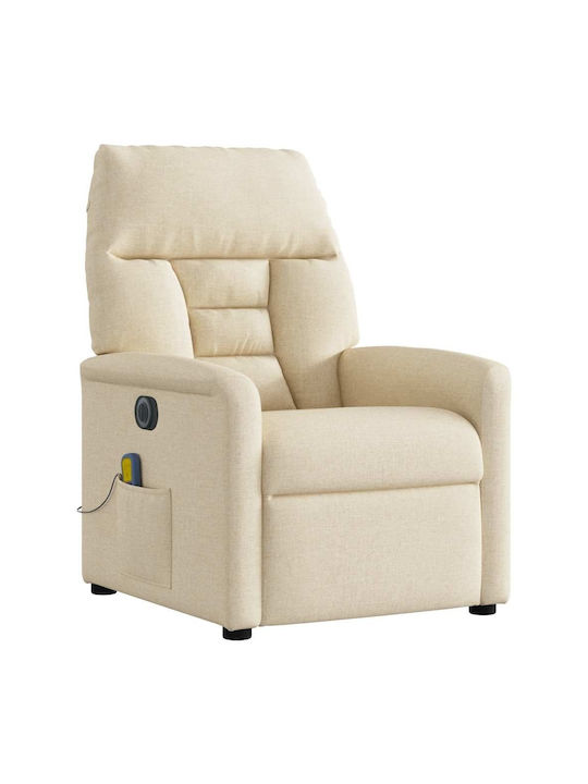 Relaxsessel Friseurwaschbecken Cream 72x90x99cm