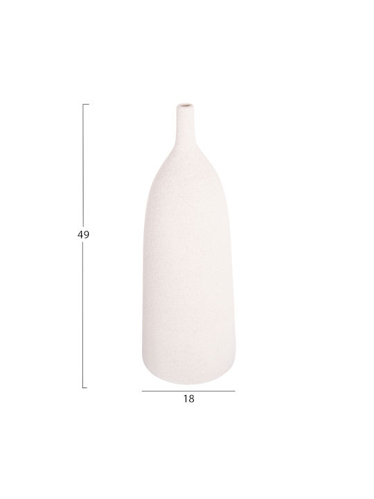 Tabletop Ceramic Decorative Item Fb94633.01 Off-White Crystal Φ18 5x50 5cm