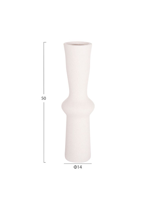 Tabletop Ceramic Decorative Item Fb94637.01 Crystal Off-White Φ14x50cm