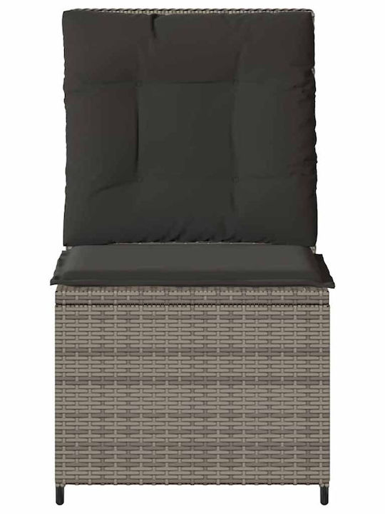 Four-Seater Sofa Outdoor Rattan with Pillows 54x67x95cm