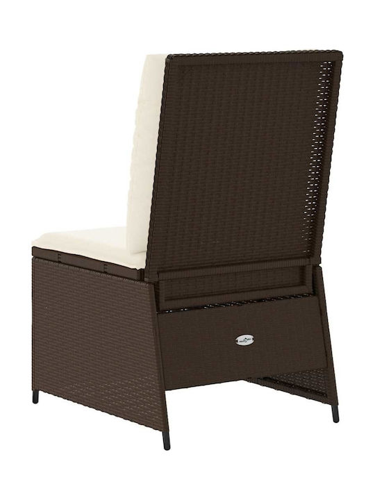 Four-Seater Sofa Outdoor Rattan with Pillows 54x67x95cm