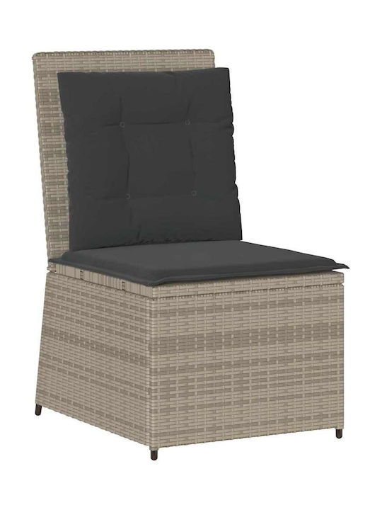 Four-Seater Sofa Outdoor Rattan with Pillows 54x67x95cm
