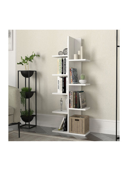 Bibliotecă Tree Alb 45x21.4x113cm