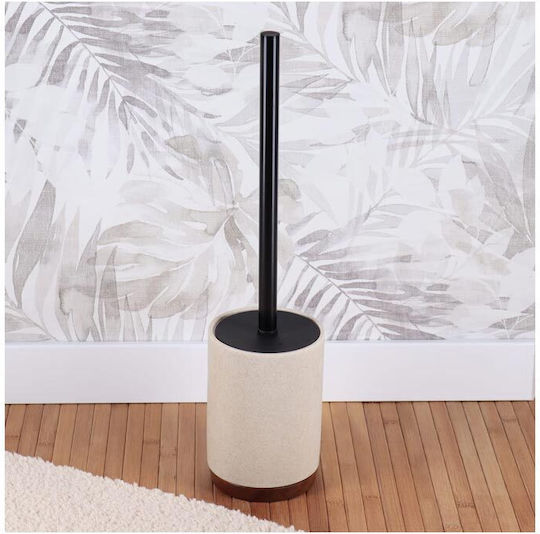 Plastic Toilet Brush Beige