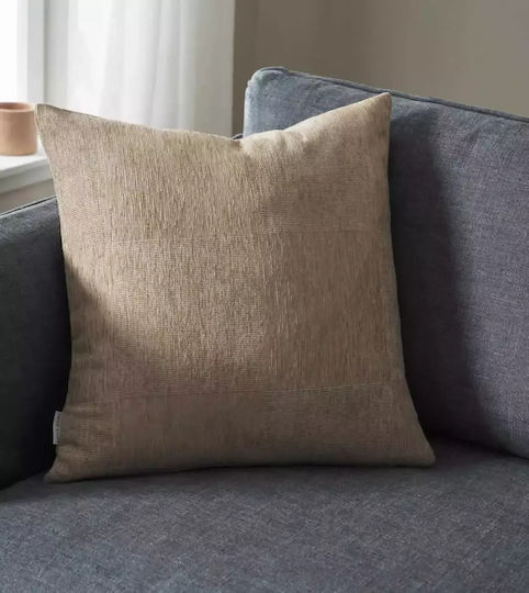 Gofis Home Διακοσμητική Μαξιλαροθήκη Zephyr 146 146/06 Sesame Beige 50x50εκ.